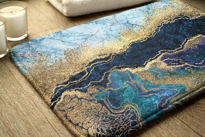 Bathmat Blue marble