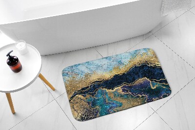 Bathmat Blue marble