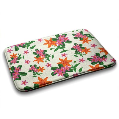 Bathmat Floral pattern