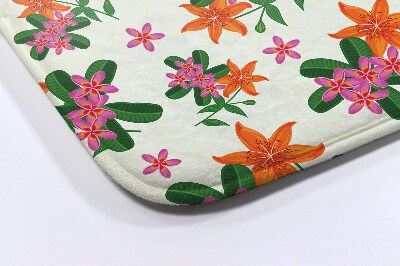 Bathmat Floral pattern