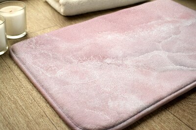 Bathmat Pink abstraction