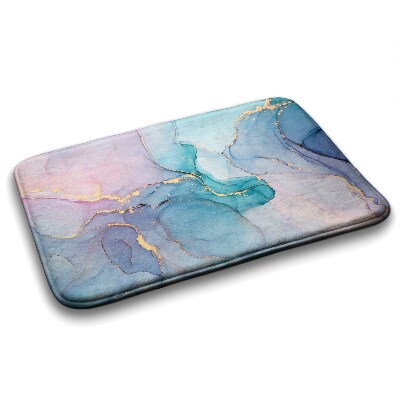 Bathmat Colorful marble