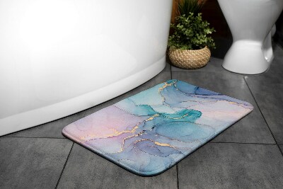 Bathmat Colorful marble