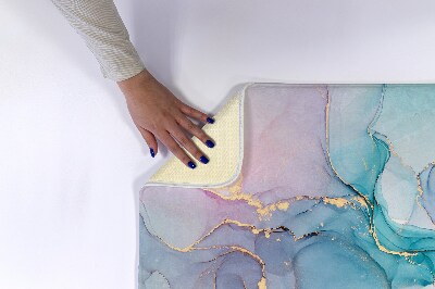 Bathmat Colorful marble