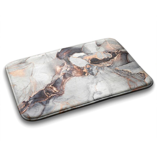 Bath mat Bright marble