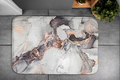 Bath mat Bright marble