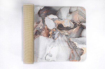 Bath mat Bright marble