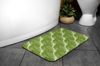 Bathroom carpet Leaves