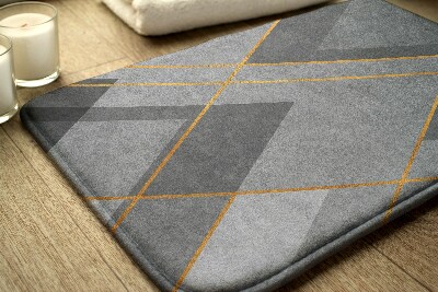 Bath rug Geometric patterns