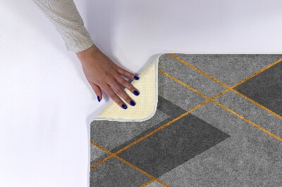 Bath rug Geometric patterns