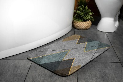 Bathroom mat Geometric patterns