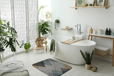 Bathroom mat Geometric patterns