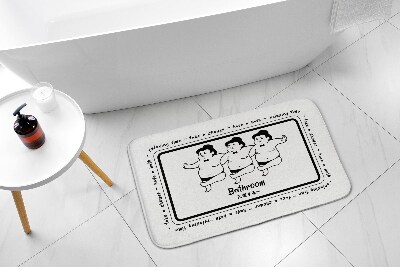 Bath mat Sumo players