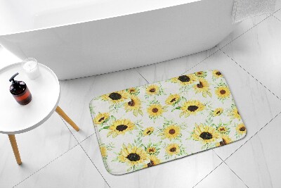 Bathmat Sunflowers flowers
