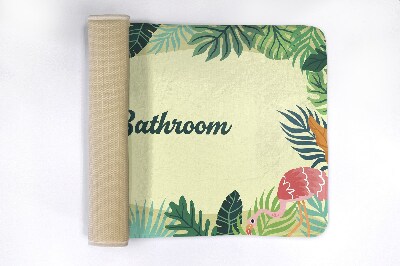 Bathmat Tropical animals