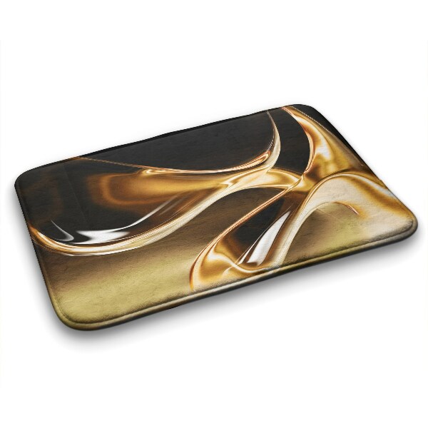 Bathmat Gold abstraction