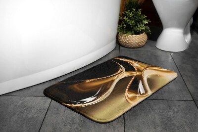 Bathmat Gold abstraction