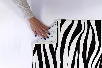 Bathmat Zebra stripes