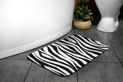 Bathmat Zebra stripes