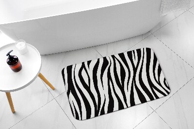 Bathmat Zebra stripes