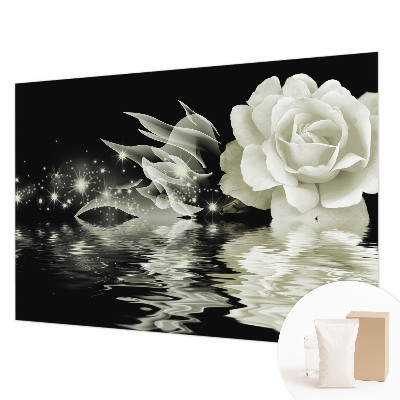 Wallpaper mural Luminous rose