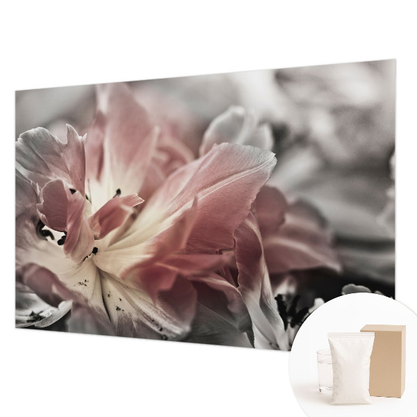 Photo wallpaper Pastel flower