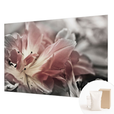 Photo wallpaper Pastel flower