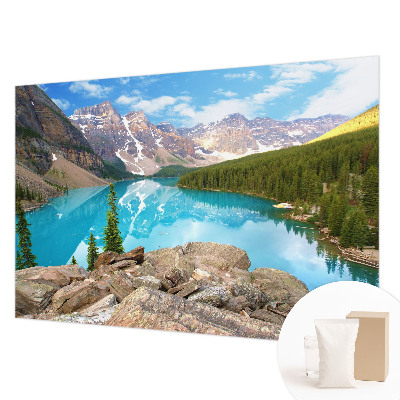 Wall mural for living room Blue lake