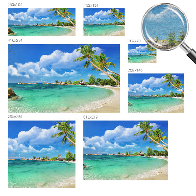 High quality wall mural wallpaper Tropical paradise