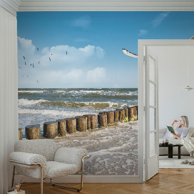 Non-woven wall mural Seaside landscape