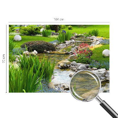 Non-woven photo wallpaper Idyllic Garden