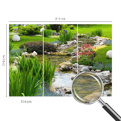 Non-woven photo wallpaper Idyllic Garden