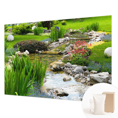 Non-woven photo wallpaper Idyllic Garden