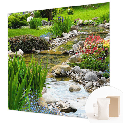 Non-woven photo wallpaper Idyllic Garden