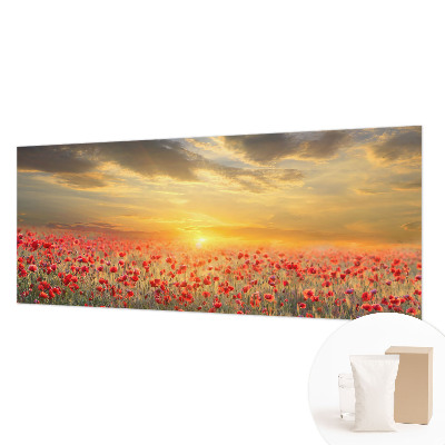 Bedroom wall mural wallpaper Poppy field