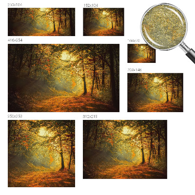 Custom size wall mural Autumn landscape