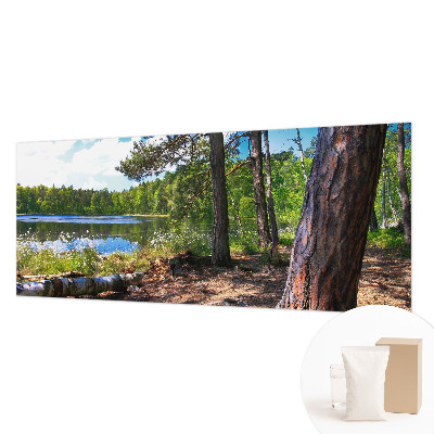 Modern wall mural for living room Forest landscape