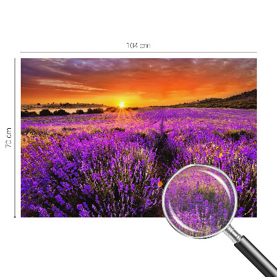 Wallpaper mural for living room Lavender Sunset