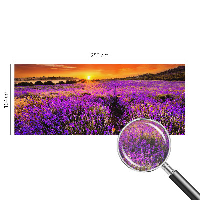 Wallpaper mural for living room Lavender Sunset