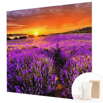 Wallpaper mural for living room Lavender Sunset