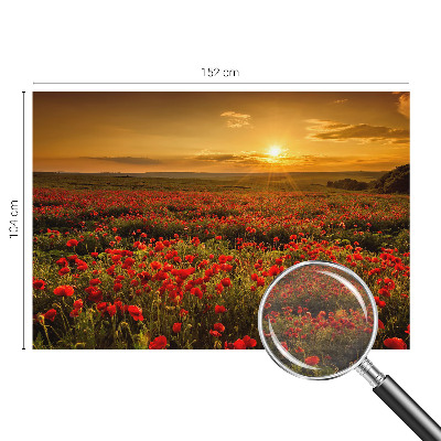 High quality wall mural wallpaper Poppy field