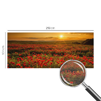 High quality wall mural wallpaper Poppy field