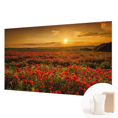 High quality wall mural wallpaper Poppy field