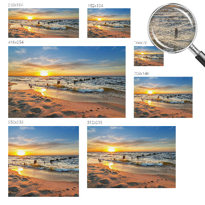 Premium wall mural for bedroom Beach sunset