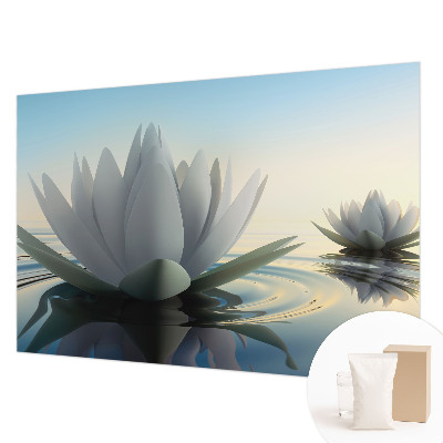 Non-woven wall mural Water lilies