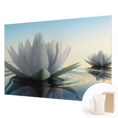 Non-woven wall mural Water lilies