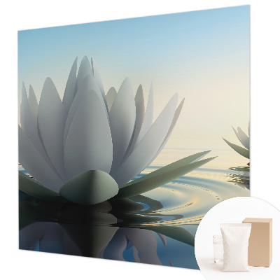 Non-woven wall mural Water lilies