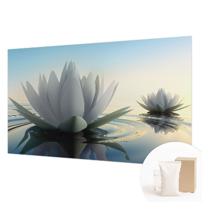 Non-woven wall mural Water lilies