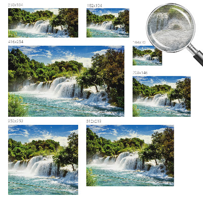 Photo wallpaper A stunning waterfall