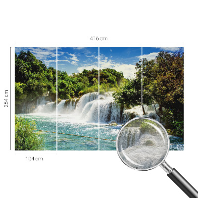 Photo wallpaper A stunning waterfall